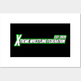 XWF Official Logo GREEN Posters and Art